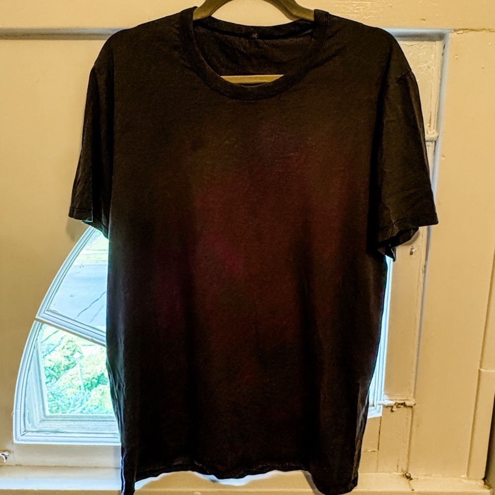 Lululemon men’s Zeroed-In short sleeve shirt in black